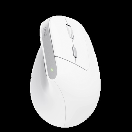 Trust Mouse Vertical Ergonomico Inalambrico Bayo Color Blanco Recargable - 25398