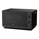 Midea microondas 0,7 pc puerta negra gabinete negro MMDP07S2BM