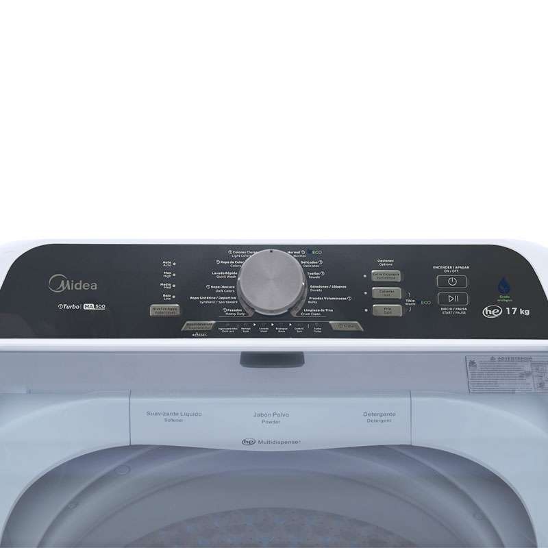 Midea lavadora carga superior xtreme Save blanca 17Kg MA500W170/W-CA