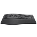 Trust keyra teclado inalambrico multidispositivo ergonomico ES - 25704