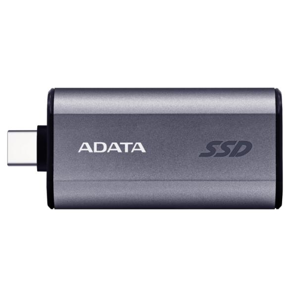 HD Solido Externo 1TB Adata SC750 USB 3.2 Gen 2 Tipo C 1050 Mb/s 1000 Mb/s SC750-1000G-CCBK - Gris