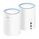 Sistema WIFI Cudy M1200(2-pack) 1.0 Doble Banda (5GHZ) AC1200 Cudy Mesh Solution - Blanco