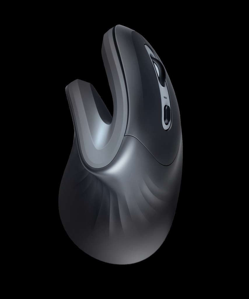 Trust Mouse Ergonomico Color Negro Inalambrico Vertical - 23507