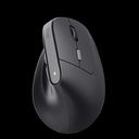 Trust Mouse Ergononico Color Negro Inalambrico y Recargable - 25145