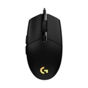 Mouse Gaming RGB Logitech G203 Lightsync Alámbrico USB 8000 Dpi 910-005790 - Negro