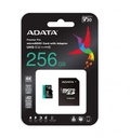 Memoria Micro Sdxc 256GB Adata AUSDX256GUI3V30SA2-RA1 100 Mb/s 80 Mb/s para Smartphones, Tablets, Cámaras Digitales