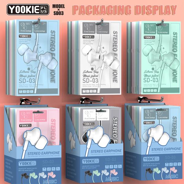 Audifonos Manos Libres Yookie - SD-03 Verde