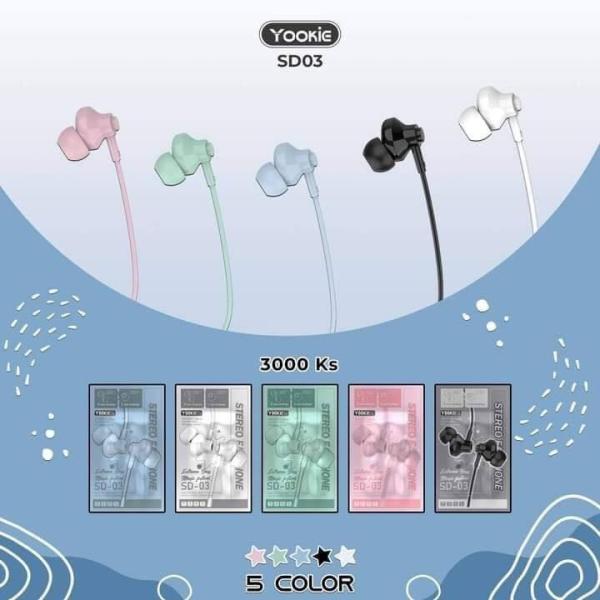 Audifonos Manos Libres Yookie - SD-03 Verde