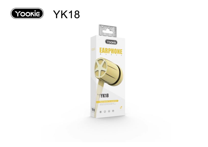 Audifonos Manos Libres Yookie - YK18 Blanco