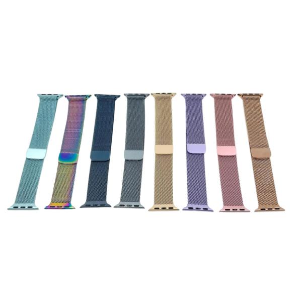 BANDA PARA RELOJ DISEÑO CRUZ ROSADA/DORADO 38/41 MM