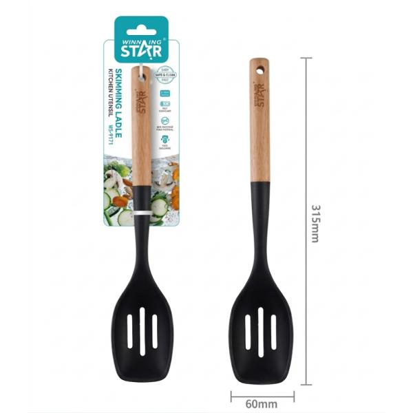 Espumadera Winning Star ST-7551 Silicona / Nylon / Madera LS-1643-WST-38864