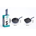 Set de Sartenes Winning Star ST-5222 Aluminio 2 Piezas GUO-1767-WST-18642