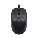 Mouse Unno Tekno Trek Alámbrico USB 1600 Dpi MS6513BK - Negro