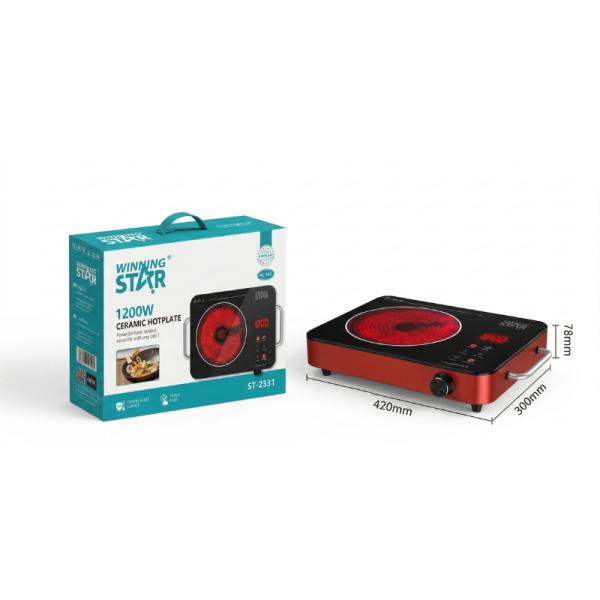 Parrilla Eléctrica Winning Star ST-2331 1200W DTL-1094-WST-110V-16892