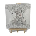 LIENZO CON FIGURAS DE ADULTO 30*30 MUJER