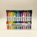 MARCADORES CON BORRADOR IMAN 12 UNIDADES