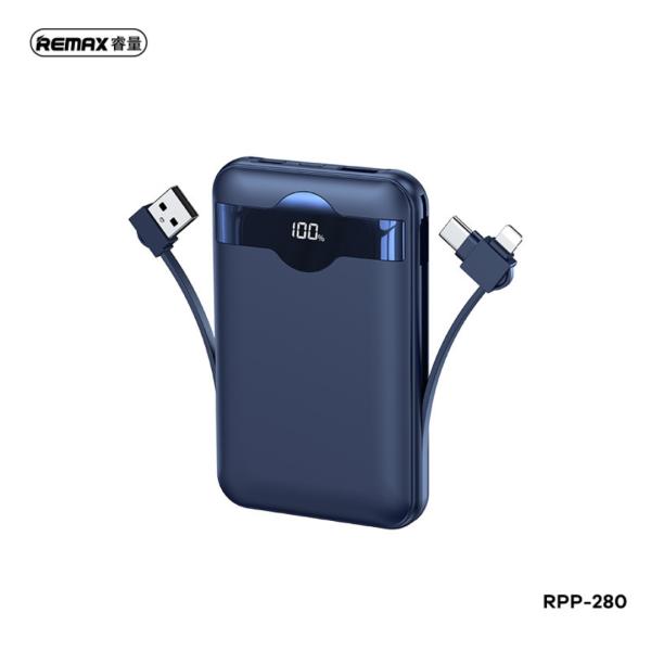 Bateria de Emergencia RPP-280 10.000mha Remax - Azul