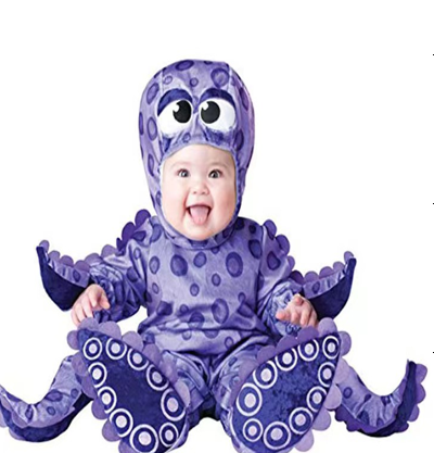DISFRAZ DE PULPO PARA BEBÉ 80cm 80cm