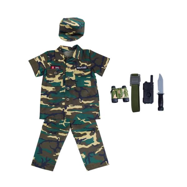 DISFRAZ DE NIÑO DE MILITAR S S