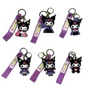 LLAVERO DE GOMA KUROMI - POR UNIDAD VARIOS ESTILOS A ELEGIR