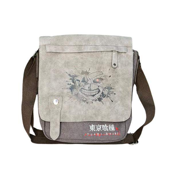BOLSO LONA CRUZADO DE KANEKI - TOKYO GHOUL