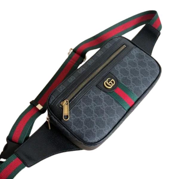 CANGURERA OPHIDIA CANVAS GG SUPREME NEGRO