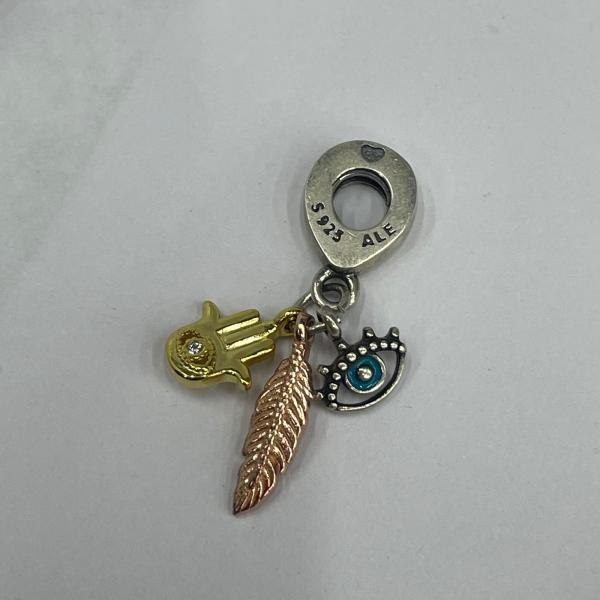 CHARM COLGANTE TRIPLE OJO TURCO PANDORA CH01