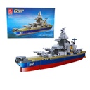 BLOQUES ARMABLES DE BUQUE DE GUERRA (235 PIEZAS)