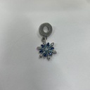 CHARM COLGANTE COPO DE NIEVE CRISTALES AZULES PANDORA CH02