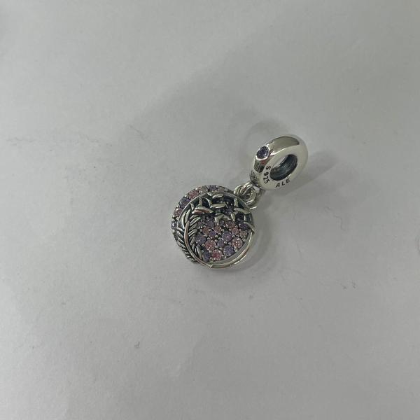 CHARM COLGANTE PLUMAS PAVE PANDORA CH04