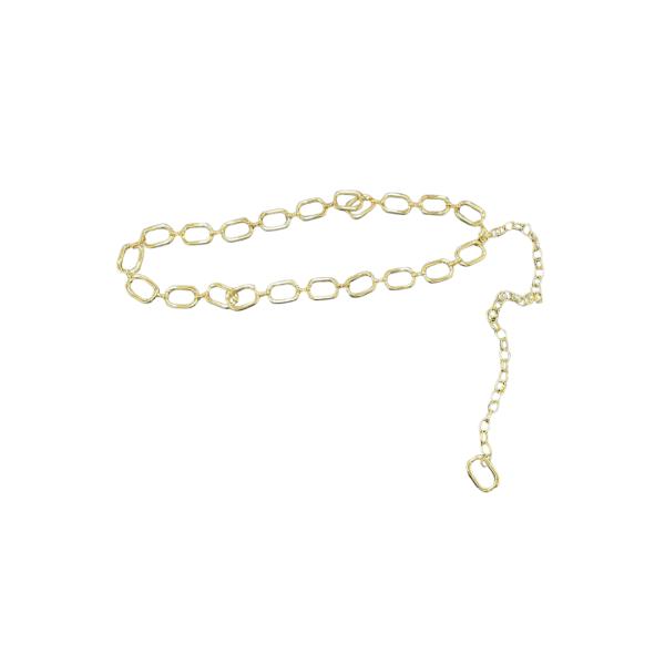 FAJA METALICA DISEÑO CADENA DORADA