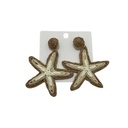 ARETES MIMBRE DISEÑO ESTRELLA