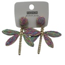 ARETES DE PLAYA DISEÑO LIBELULA DE COLORES