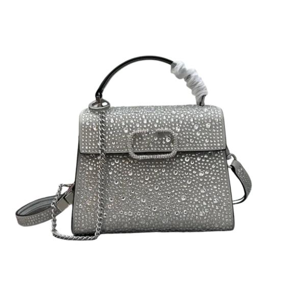 BOLSO MANO DISEÑO VSLING VALENTINO GARAVANI GRIS