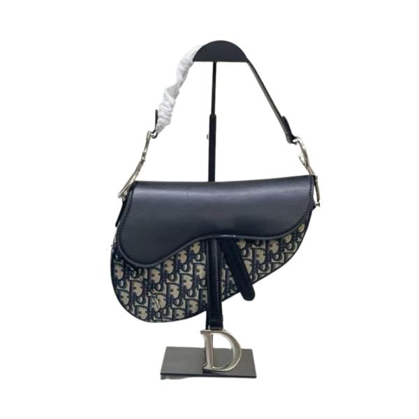 BOLSO MODELO SADDLE DIOR NEGRO/ESTAMPADO