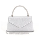 BOLSO DE MANO YL-2458 PLATEADO