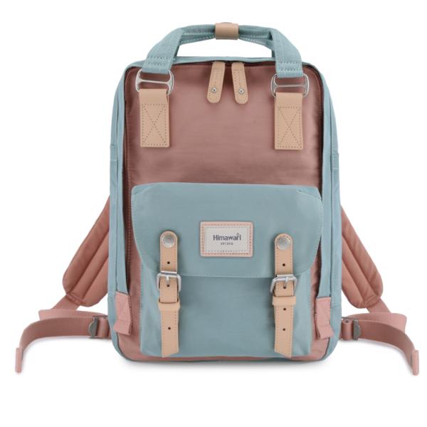 BOLSO ESPALDA MODELO 188L HIMAWARI CELESTE/PALO ROSA