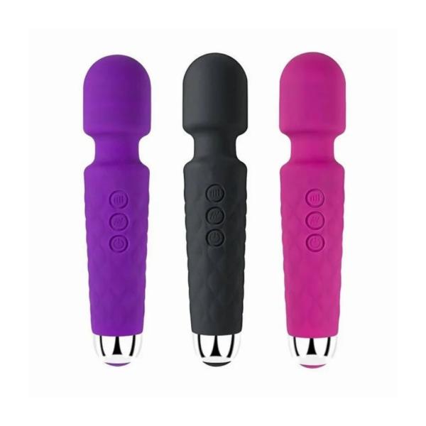 VIBRADOR MASAJEADOR MODELO 2526 NEGRO