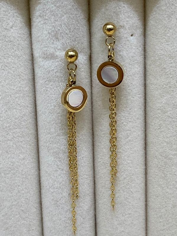 ARETES DORADOS DISEÑO CADENITA MODELO T000791390