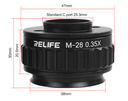 Lente para Microscopio M28 Relife - 0.3x Ctv