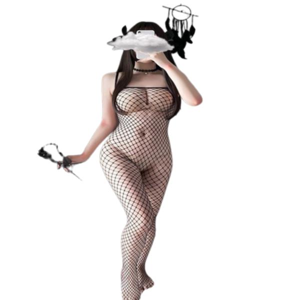 BODY MAYA LENCERIA SEXY YUMMY MODELO YMSQ24404 NEGRO TALLA UNICA