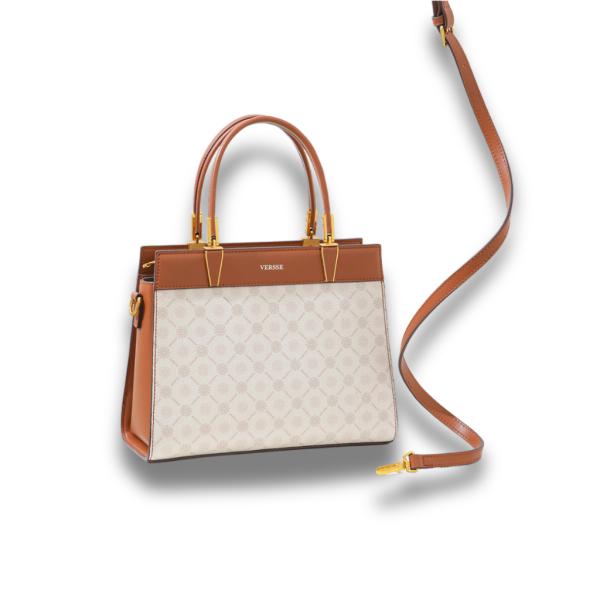 BOLSO PARA DAMA MODELO V8179 VERSSE BLANCO/DISEÑO