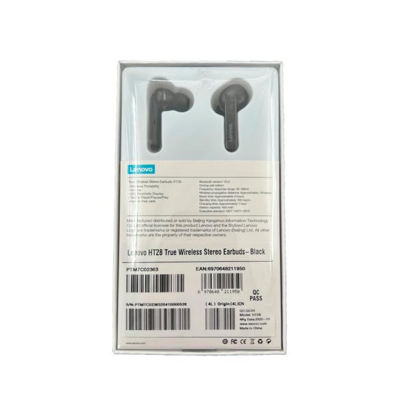 Audifono Manos Libres Bluetooth HT28 Lenovo - Negro