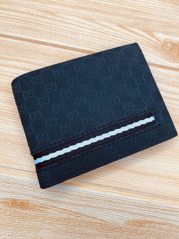 BILLETERA MARCA PARA CABALLERO GUCCI MODELO 9140 NEGRO
