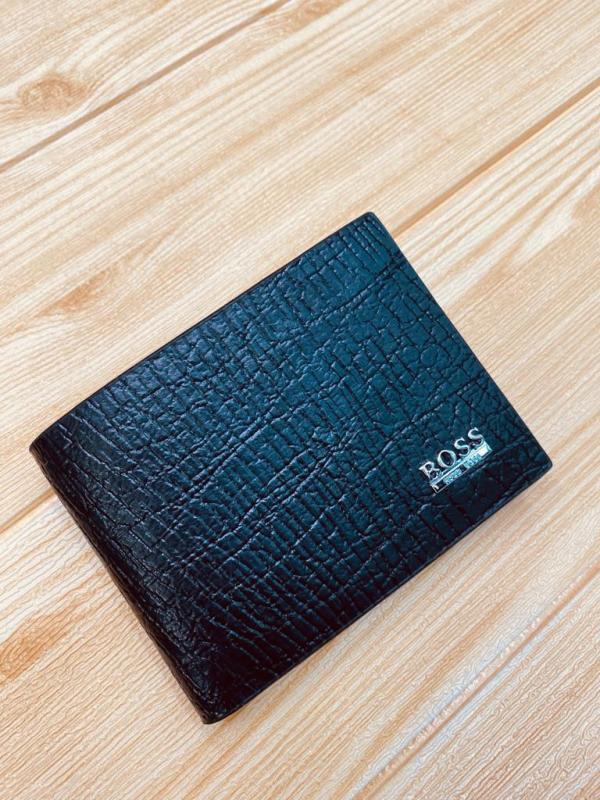 BILLETERA MARCA PARA CABALLERO HUGO BOSS MODELO 3855 NEGRO