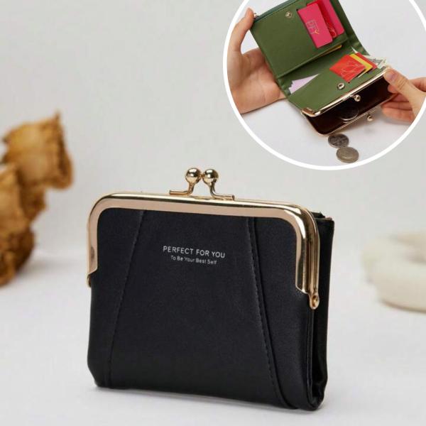 BILLETERA PARA DAMA ZY6321-001 NEGRO