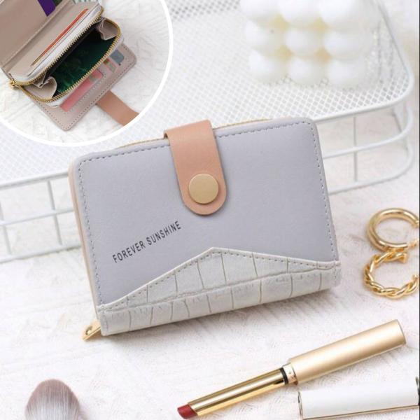 BILLETERA PARA DAMA C357-1 GRIS