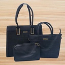BOLSO 3 EN 1 PARA DAMA 8818 NEGRO