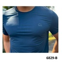 CAMISA AZUL OSCURO TELA FRIA XL