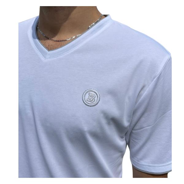 CAMISA PUNTO B CUELLO V BLANCO S